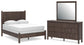 Cadmori Queen Panel Bed, Dresser and Mirror