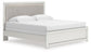 Birmonton King Upholstered Panel Bed, Dresser, Mirror and Nightstand