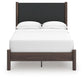 Cadmori Full Upholstered Panel Platform Bed, Dresser, Mirror, Chest and Nightstand