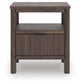 Cadmori Full Upholstered Panel Platform Bed, Dresser, Mirror, Chest and Nightstand
