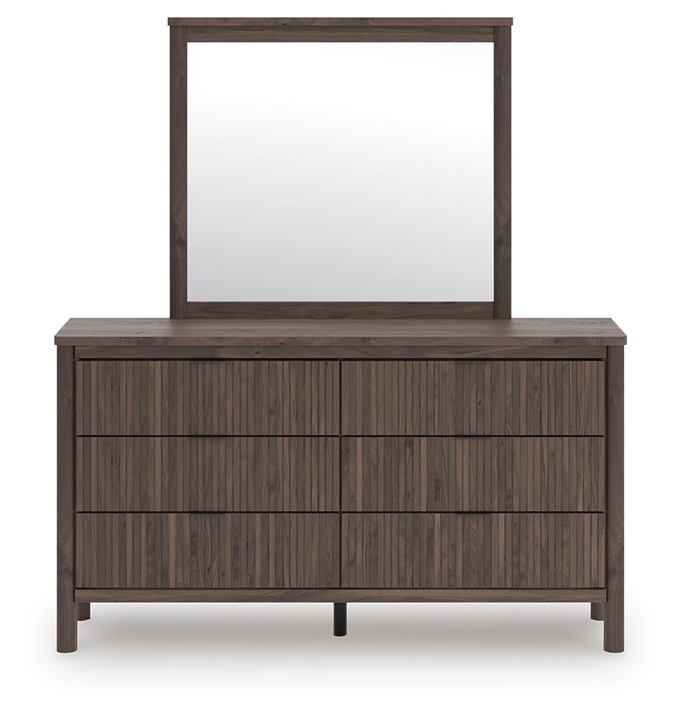 Cadmori King Panel Bed, Dresser, Mirror, Chest and Nightstand