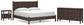 Cadmori King Panel Platform Bed, Dresser, Mirror and Nightstand