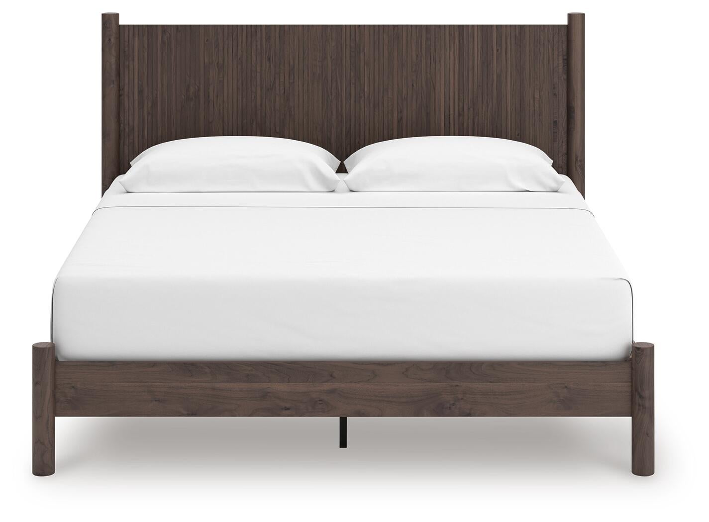 Cadmori King Panel Platform Bed, Dresser, Mirror and Nightstand
