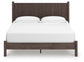 Cadmori King Panel Platform Bed, Dresser, Mirror and Nightstand