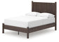 Cadmori Full Panel Platform Bed, Dresser, Mirror and Nightstand