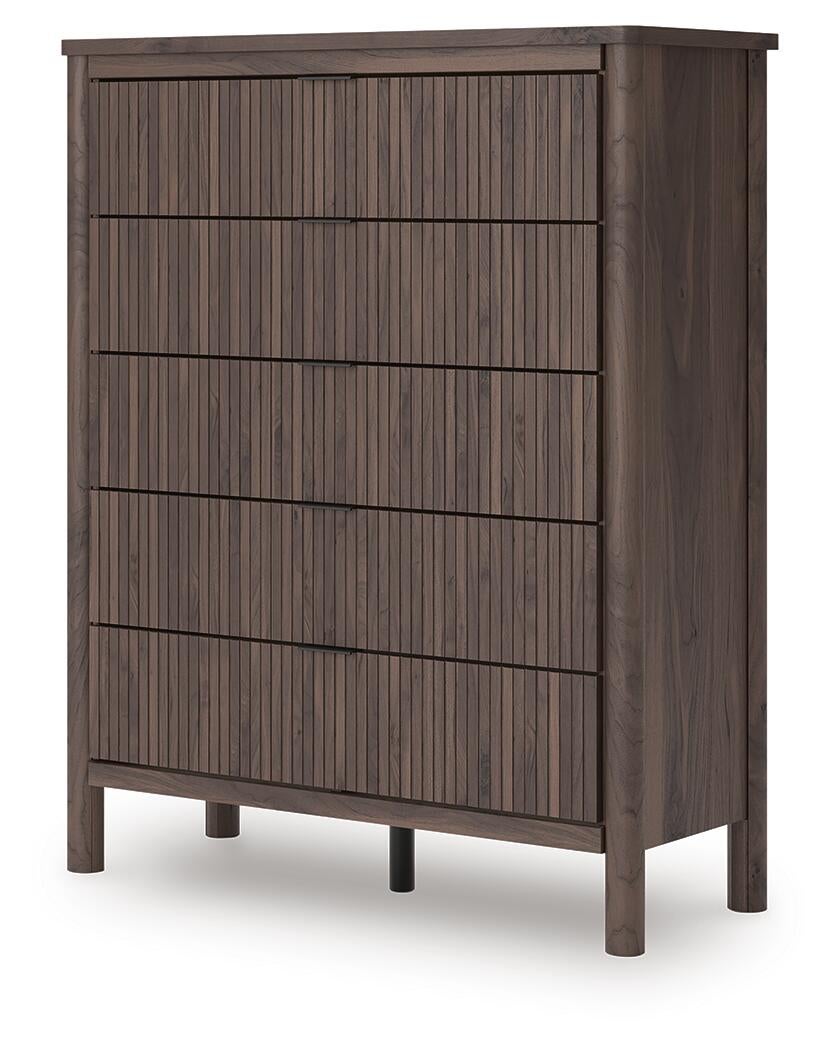 Cadmori Full Panel Platform Bed, Dresser, Mirror, Chest and Nightstand