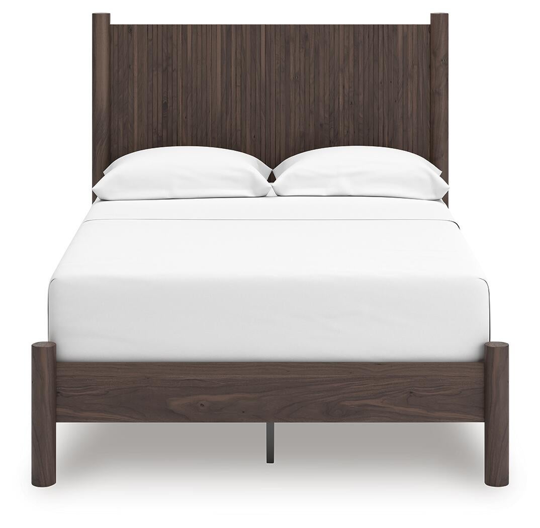 Cadmori Full Panel Platform Bed, Dresser, Mirror, Chest and Nightstand