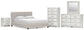 Birmonton Queen Upholstered Bed, Dresser, Mirror, Chest and Nightstand