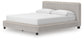 Birmonton California King Upholstered Bed, Dresser and Mirror