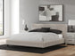 Birmonton California King Upholstered Bed, Dresser and Mirror