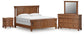 Chadworth King Poster Bed with Mirrored Dresser and Nightstand