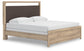 Hollymount King Upholstered Panel Bed, Dresser, Mirror and Nightstand