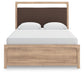 Hollymount Queen Upholstered Panel Bed, Dresser, Mirror and Nightstand