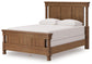 Chadworth Queen Poster Bed with Mirrored Dresser