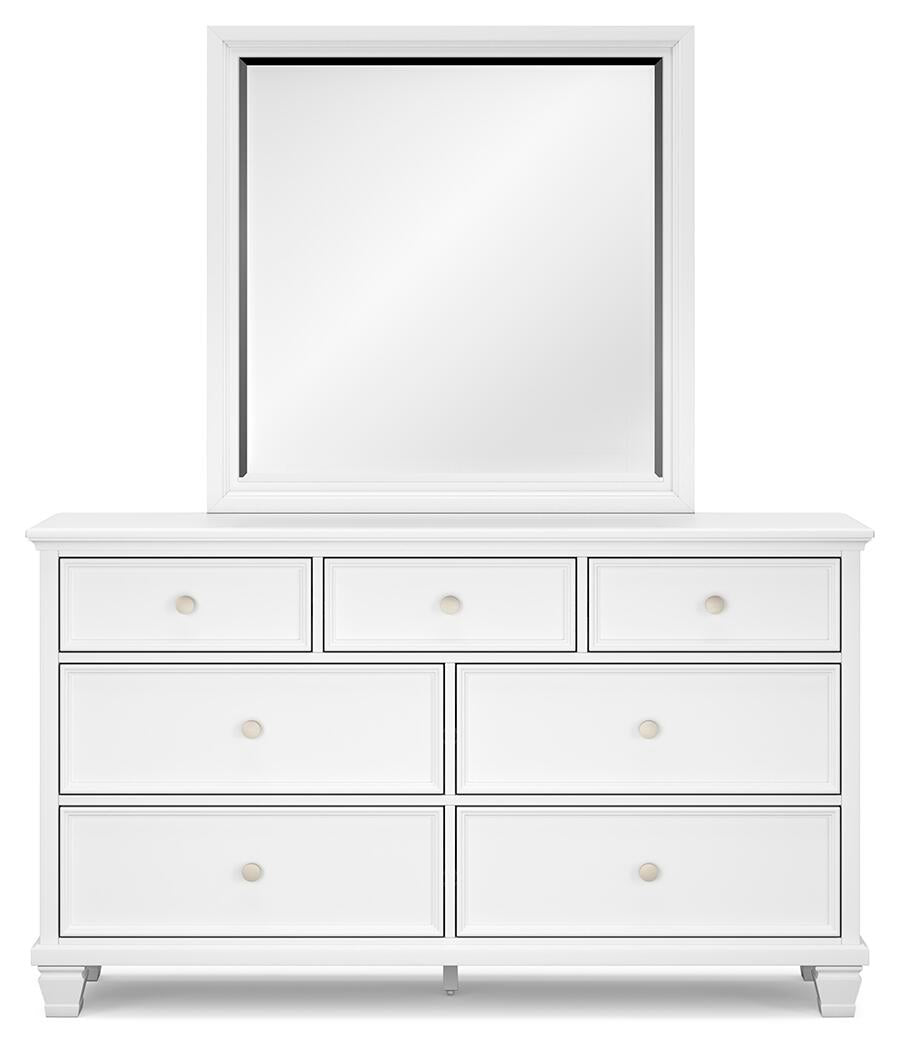 Fortman Full Panel Storage Bed, Dresser and Mirror