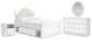 Maylilly Full Upholstered Panel Storage Bed, Dresser, Mirror and Nightstand