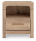 Hollymount Queen Upholstered Platform Bed, Dresser, Mirror and Nightstand