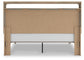 Hollymount King Upholstered Platform Bed, Dresser and Mirror