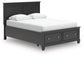 Lanolee Queen Panel Storage Bed, Dresser and Mirror