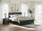 Lanolee California King Panel Storage Bed, Dresser and Mirror