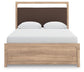 Hollymount Queen Upholstered Platform Bed, Dresser and Mirror