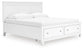 Fortman King Panel Storage Bed with Mirrored Dresser