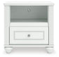 Maylilly Full Upholstered Panel Bed, Dresser, Mirror and Nightstand
