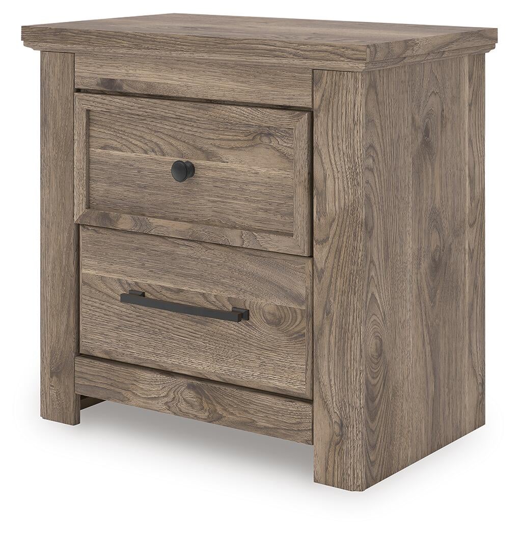Keithland Queen Panel Bed with Mirrored Dresser and Nightstand