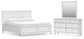 Fortman California King Panel Storage Bed, Dresser and Mirror