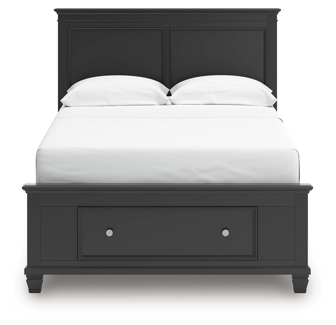 Lanolee Full Panel Storage Bed, Dresser and Mirror