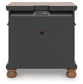 Chadworth Queen Poster Bed with Mirrored Dresser and Nightstand
