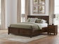 Danabrin California King Panel Storage Bed, Dresser, Mirror and Nightstand