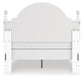 Maylilly Full Upholstered Panel Bed, Dresser and Mirror
