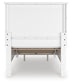 Fortman Twin Panel Storage Bed, Dresser, Mirror and Nightstand