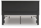 Lanolee California King Panel Storage Bed, Dresser, Mirror and Nightstand