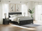 Lanolee King Panel Storage Bed, Dresser and Mirror