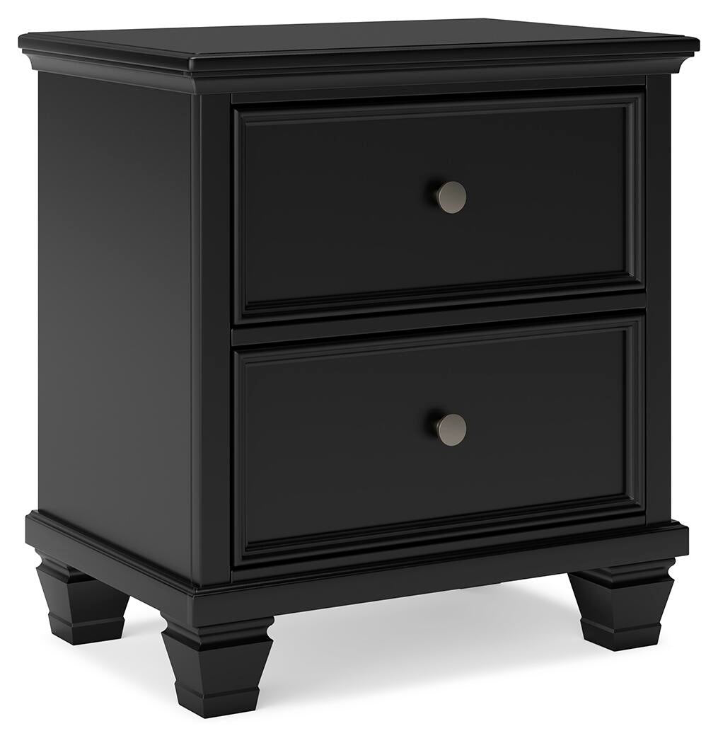 Lanolee Queen Panel Storage Bed, Dresser, Mirror and Nightstand