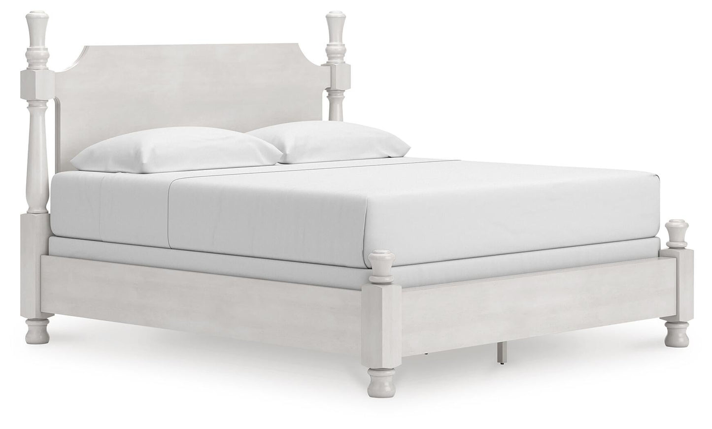 Chadworth King Poster Bed, Dresser and Mirror
