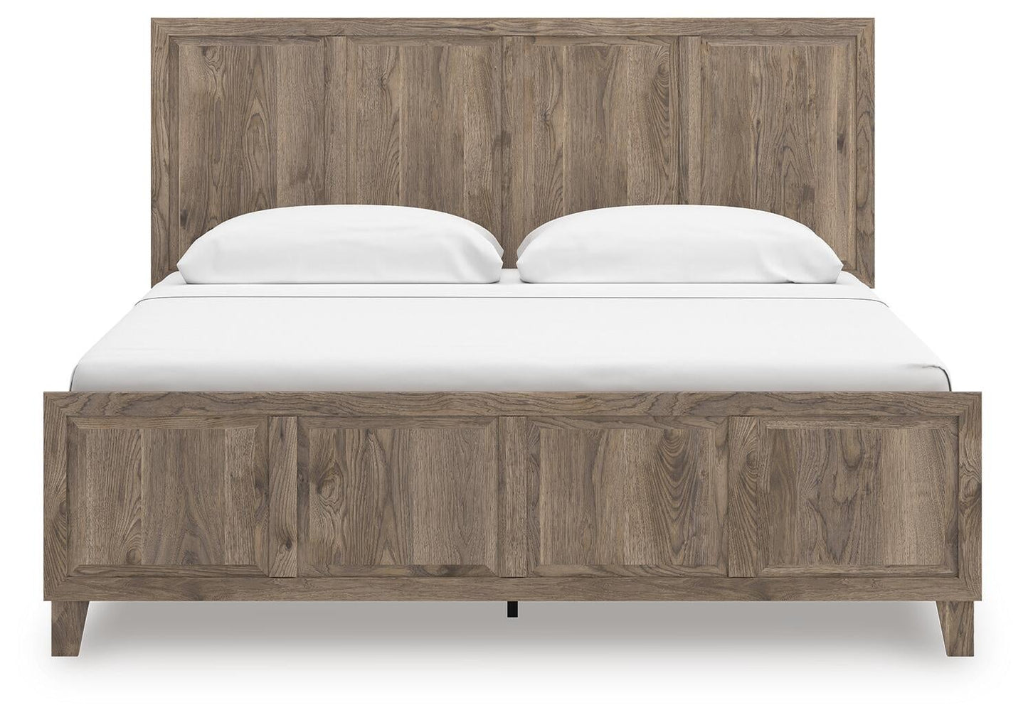 Keithland King Panel Bed with Mirrored Dresser