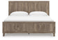Keithland King Panel Bed with Mirrored Dresser