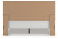 Keithland King Panel Bed with Mirrored Dresser