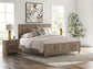 Keithland King Panel Bed with Mirrored Dresser