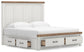 Savonport King Panel Storage Bed, Dresser and Mirror