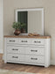 Savonport King Panel Storage Bed, Dresser and Mirror