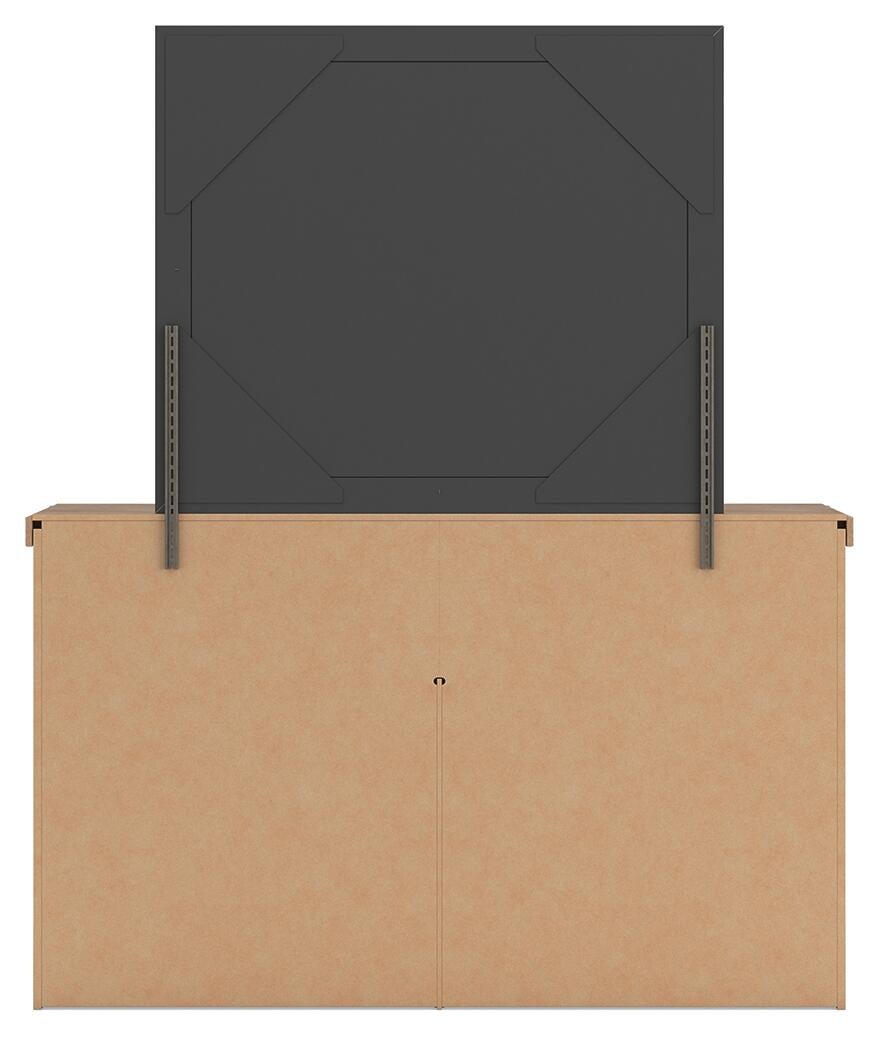 Savonport King Panel Bed. Dresser, Mirror and Nightstand