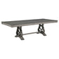 Cresswell 7-piece 104-inch Extension Dining Set Weathered Taupe