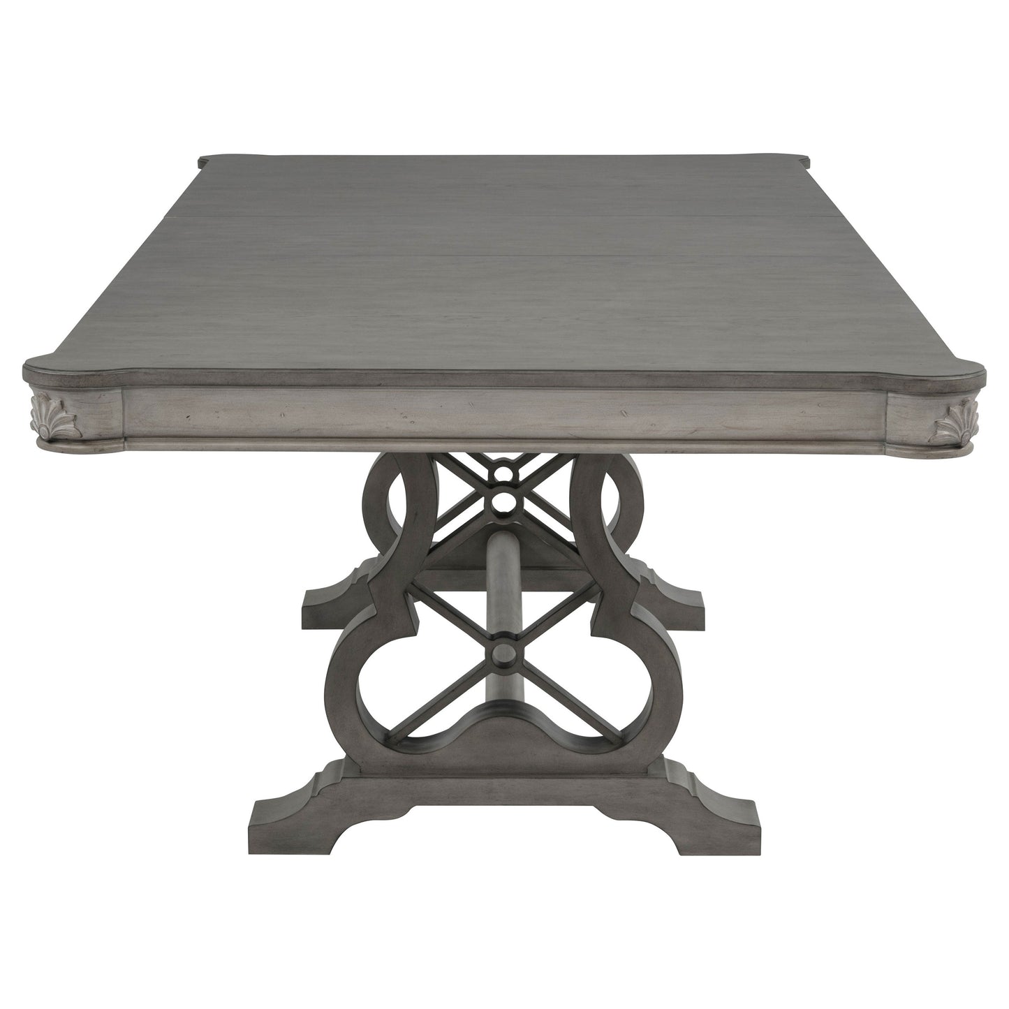 Cresswell 7-piece 104-inch Extension Dining Set Weathered Taupe