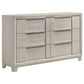 Farre 4-piece Eastern King Bedroom Set Washed Grey