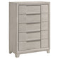 Farre 5-piece Eastern King Bedroom Set Washed Grey