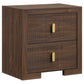 Etienne 4-piece Twin Bedroom Set Walnut